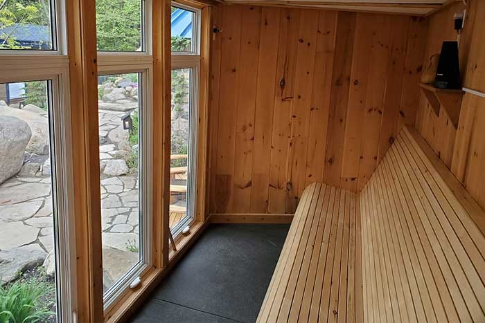 Salle d’aromathérapie (vue 3) - Spa Nordique Beaux Rêves, Sainte-Adèle, Laurentides QC